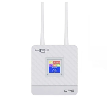 CPE903 Lte Home 3G, 4G 2 Externé Antény Wifi Modem CPE Bezdrôtový Router S RJ45 Port A Slot Karty Sim EÚ Plug